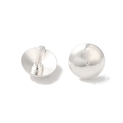 Посеребрённый Поручительств латуни кулон, без свинца и без кадмия, 925 серебро покрытием, 4x3.5 мм, отверстие : 1 мм