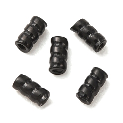 Negro 304 bolas de acero inoxidable, tubo trenzado, revestimiento de iones (ip), negro, 4x2 mm, agujero: 0.8 mm