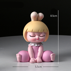 Human Смола 3d мультфильм украшения дисплея автомобиля, украшения для дома и офиса в машине, человек, 82.5x52x110 мм