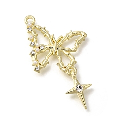 Бабочка Подвески из сплава , светло-золотые подвески, бабочка, 33.5x26.5x3 мм, отверстие : 1.8 мм