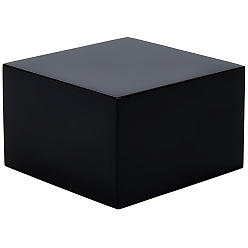 Черный Деревянные подставки для демонстрации изделий, окрашенные в процессе выпечки., прямоугольные, чёрные, 8x5x8 см