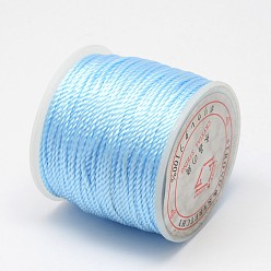 Светло-Синий Нейлоновые нити, голубой, 2 мм, около 43.74 ярдов (40 м) / рулон