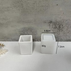 Квадрат Форма для держателя ручки из пищевого силикона, формы для литья смолы, для уф-смолы, изготовление изделий из эпоксидной смолы, квадратный, 72x56 мм