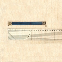 Морской Синий Железная сумка с внутренним гибким каркасом, гибкий пружинный зажим, рамка для кошелька замок поцелуй шрапнель, Marine Blue, 16.5x1.4 см