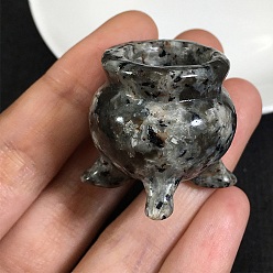 Syenite Натуральный сиенит кадило форма дисплей украшение, подставка-держатель для хрустальной сферы, 30x30 мм