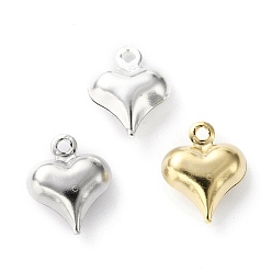 (52) Непрозрачная лаванда Латунь прелести, сердце, разноцветные, 11x9x4 мм, отверстие : 1 мм