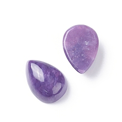 Чароит Натуральный чароита кабошоны, слеза, 14x10x5.5~6 мм