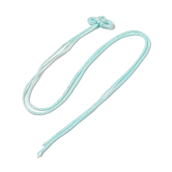 Бледно-бирюзовый Нейлоновый шнур Lucky Knot, амулет Юки, подвеска, украшения, для узла талисмана удачи, бледные бирюзовая, 392~400 мм