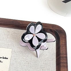 чертополох Заколки для волос с когтями из ацетата целлюлозы (смола), цветок, чертополох, 30x28 мм