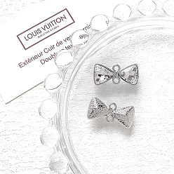 Кристалл Подвески из сплава со стразами, бантом, кристалл, 85x18 мм