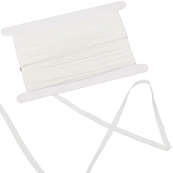 Белый 20m прозрачная нейлоновая трикотажная леска резинка, плоский, с картой дисплея 1pc картона, белые, 8 мм