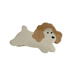 Перу Заколки для волос с когтями из ацетата целлюлозы (смола), собака, аксессуары для волос для женщин и девочек, Перу, 84x60 мм