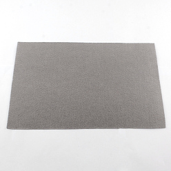 Gray Non Woven Fabric Embroidery Needle Felt for DIY Crafts, Square, Gray, 298~300x298~300x1mm, about 50pcs/bag
