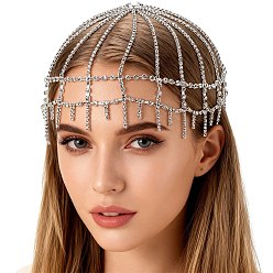 Платина Обручи из сплава со стразами, платина, 313x7 мм