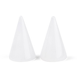 Хрусталь Подставки для колец из натурального кварца, форма конуса, 2.45~2.55x3.9~4.1 см