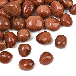 Goldstone Synthetic Goldstone Beads, Tumbled Stone, Nuggets, No Hole/Undrilled, Vase Filler Gems, 20~35x22~40x14~27mm