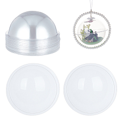 Прозрачный 24Прозрачный купол из ПВХ, растительный декор террариума, полукруглый, бутылка желаний для витрины своими руками, прозрачные, 89x38 мм, внутренний диаметр: 80 мм