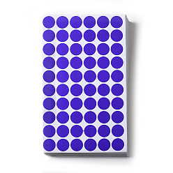 Фиолетовый Точечные клейкие бумажные наклейки, для скрапбукинга, дневник, планировщик, конверт и блокноты, круглые, фиолетовые, 15 мм, 60шт / лист, 68 простыни / мешок, 4080 шт / пакет