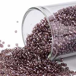 (425) Gold Luster Marionberry TOHO Round Seed Beads, Japanese Seed Beads, (425) Gold Luster Marionberry, 15/0, 1.5mm, Hole: 0.7mm, about 135000pcs/pound