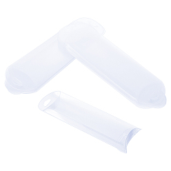 Clear Transparent PVC Pillow Box, Candy Treat Gift Box, Pillow Box, for Wedding Party Baby Shower Packing Box, Rectangle, Clear, 2.2x16x5.4cm