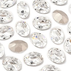 00030 Crystal Фантазийные кристаллы preciosa® maxima, чешский хрусталь, 435 12 601 овальный, срыв твердой мозговой оболочки, 00030 кристалл, 18x13 мм