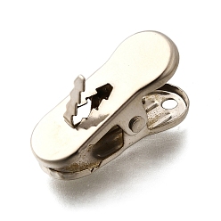 Платина Железный зажим, многоцелевой зажим, платина, 28x11.5x15.5 мм, отверстие : 2.3 мм