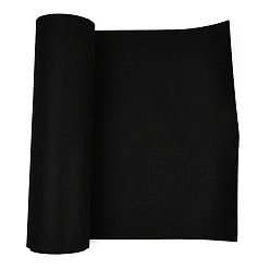 Black Fibre Felt Mat, Black, 410mm