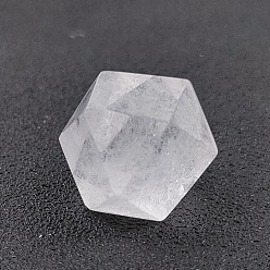 Хрусталь Шестиугольные фигурки из натурального кварца для украшения домашнего рабочего стола, 18 мм