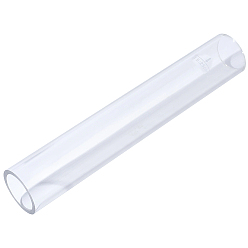 Clair Rouleau de ping-pong en plastique PP, bar de ping-pong, clair, 186x32mm, diamètre intérieur: 26 mm