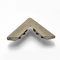 Antique Bronze Book Scrapbooking Album Folders Iron Bag Corner Protectors, Antique Bronze, 30x30x8mm