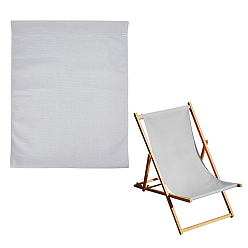 Gris Claro Tela de lona y oxford para sillas, suministros de reemplazo de tela para silla de playa, gris claro, 1160x420x1.5~3 mm