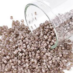 (DB1460) Silver Lined Cinnamon Opal MIYUKI Delica Beads, Cylinder, Japanese Seed Beads, 11/0, (DB1460) Silver Lined Cinnamon Opal, 1.3x1.6mm, Hole: 0.8mm, about 20000pcs/bag, 100g/bag