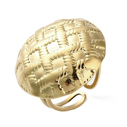 Oval Ионное покрытие (ip) 304 перстни из нержавеющей стали, реальный 18 k позолоченный, овальные, размер США 6 1/2 (16.9 мм)