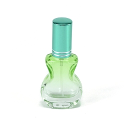 Hellgrün Glassprühflasche, für ätherische Öle, Parfüm, hellgrün, 3.6x8.1 cm, Kapazität: 10 ml (0.34 fl. oz)