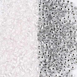 Темно-Серый Бисер из стекла , ультрафиолетовые реактивные шарики, бусины, меняющие цвет, рондель, темно-серый, 4~5x3~4 мм, отверстие : 1~1.2 мм, Около 6428 шт / фунт