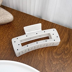 Rectangle Пластиковые зажимы когтя волос, прямоугольные, 105x48x44 мм