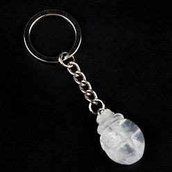 Хрусталь Брелок жук, подвесное украшение для рюкзака из натурального кварца, 8 см