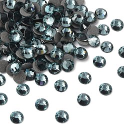 30010 Smoked Sapphire Камни preciosa® crystal hotfix с плоской основой, чешский хрусталь, круглый(438 11 612 шатон роза вива 12 ®), 30010 дымчатый сапфир, ss 16 (3.8~4 мм)