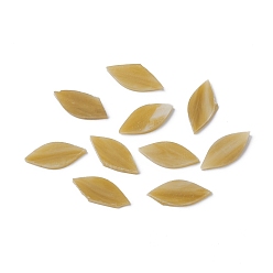 (932FM) Темно-синий аква-матовый с подкладкой Лепестковая мозаичная плитка, кусочки мозаики из стеклянных листьев, для поделок своими руками украшения дома искусства, темно-золотистые, 24.5~26x11~11.5x2.5~3 мм, около 40~41 шт / упаковка