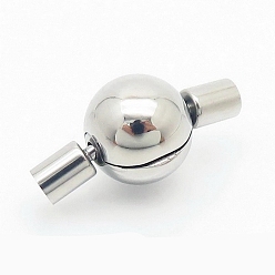 Круглые 304 из высококачественной нержавеющей стали пряжки, платина, круглые, 10 мм