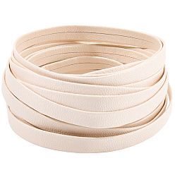 Желтая Старая Ткань  Ленты из искусственной кожи, для сумок, изготовление ювелирных изделий, сделай сам крафт, старое кружево, 1/4 дюйм (8 мм), около 5.47 ярдов (5 м) / пачка