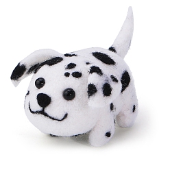 Белый Комплект для валяния с инструкциями, 4 иглы для валяния шт., шерсть, 1 пена для валяния из ПК, наборы для валяния кошек и собак для начинающих, белые, 135x90x55 мм