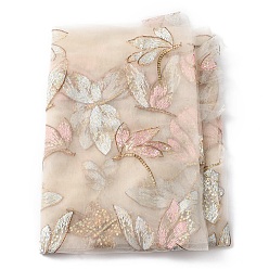 Розовый Ткань с узором бабочки, для шитья лоскутного шитья, туманная роза, 1600 мм