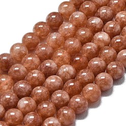 Седло Коричневый Натуральный Malaysia нефритовые бусы пряди, окрашенная и подогревом, круглые, седло коричневый, 6~6.5 мм, отверстие : 1 мм, около 60~62 шт / нитка, 14.96 дюйм (38 см)