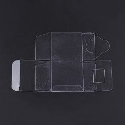 Clear Plastic Clear Packaging Boxes, Cube, Clear, 15.7x10cm, Cube: 5x5x5cm