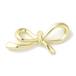 Золотой Стойки подвески обшивки сплава, без кадмия, без никеля и без свинца, бантом, золотые, 33x16x5 мм, отверстие : 1.2 мм