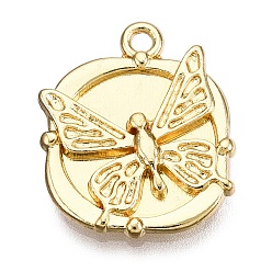 Light Gold Подвески из сплава , бабочка, золотой свет, 17x14x2.5 мм, отверстие : 1.4 мм