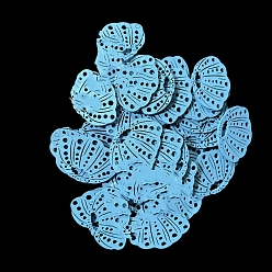 Shell Shape Деревянные листы, товары для рукоделия из дерева, формы раковины, 5x3.6 см