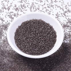 (DB1417) Transparent Taupe MIYUKI Delica Beads, Cylinder, Japanese Seed Beads, 11/0, (DB1417) Transparent Taupe, 1.3x1.6mm, Hole: 0.8mm, about 2000pcs/bottle, 10g/bottle