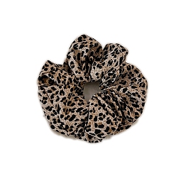 Цвет Древесины Связей ткани волос, аксессуары для волос для женщин и девочек, леопардовым принтом, деревесиные, 150 мм